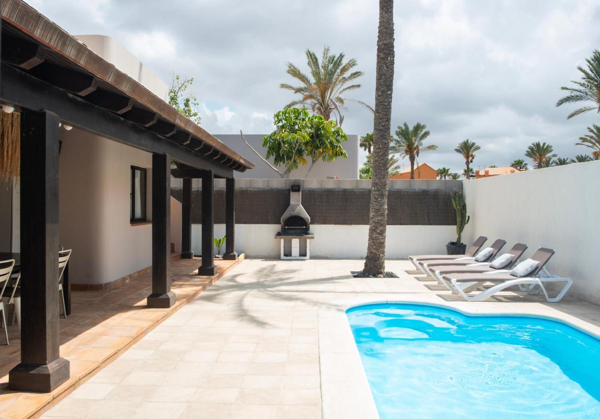 House Boho Palm With Private Heated Pool And Garden, 3 Bedrooms, Wi-Fi Коралео Екстериор снимка
